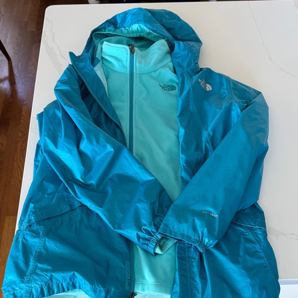 The North Face Kids' Teal Raincoat
